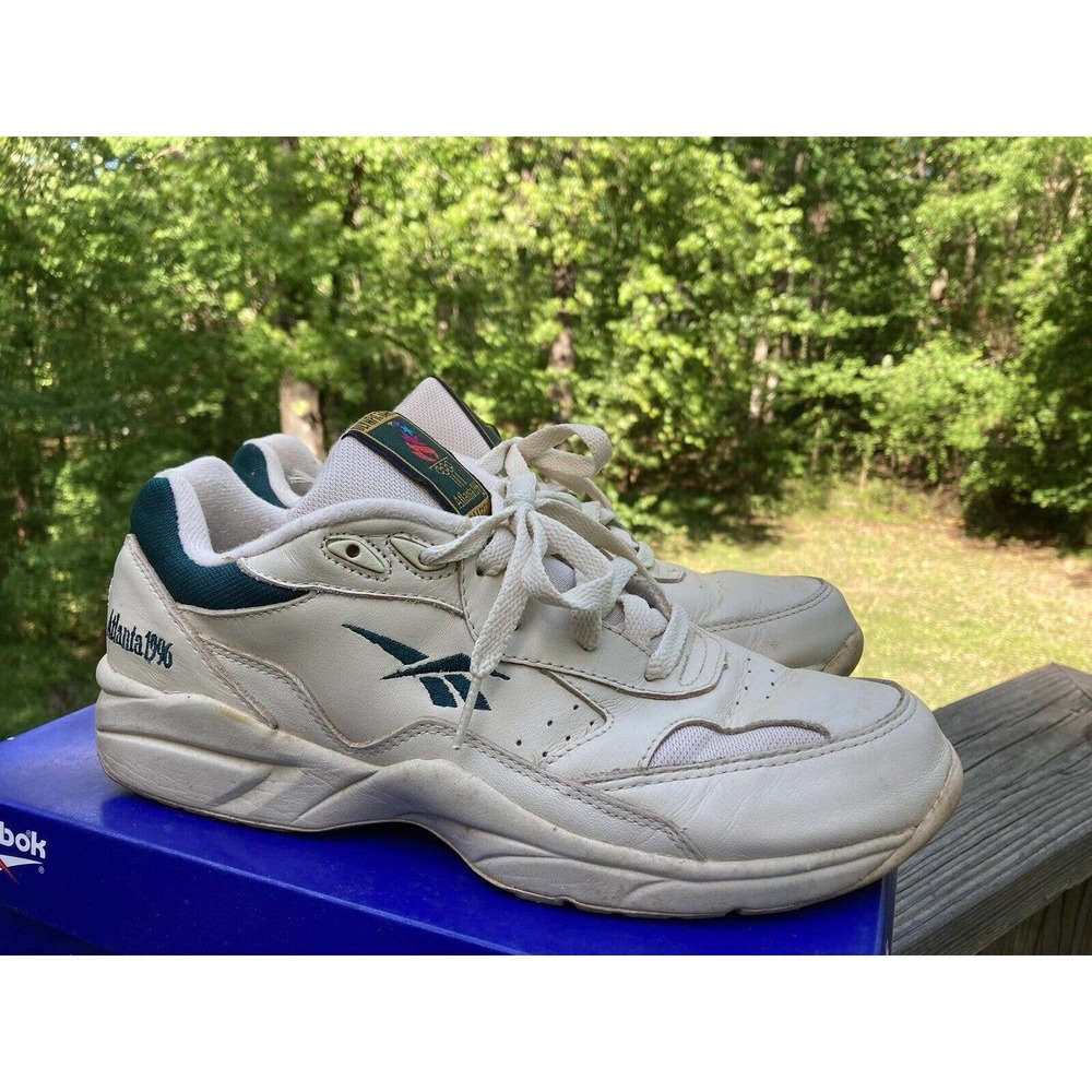 Reebok 1996 Olympic‎ Walking Shoes White Classic Women's Size 9.5 - Picture 4 of 8